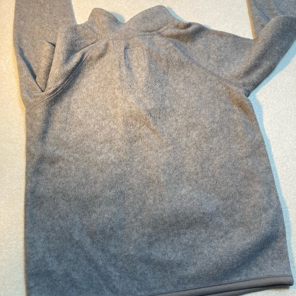 Old Navy Gray & Navy Half-Zip Kids Pullover